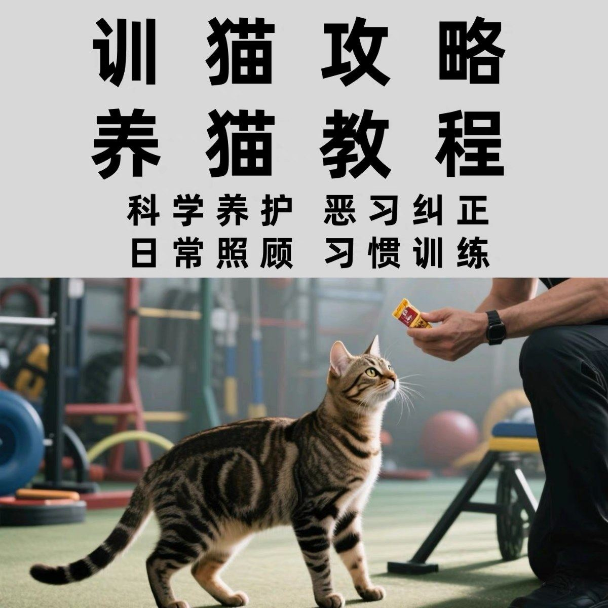 训猫入门培训教学视频课程驯猫教程家庭养猫指南攻略大全注意事项-88资料库