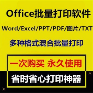 Office批量打印软件工具 Word/Excel/PPT/图片/PDF批量打印软件-88资料库